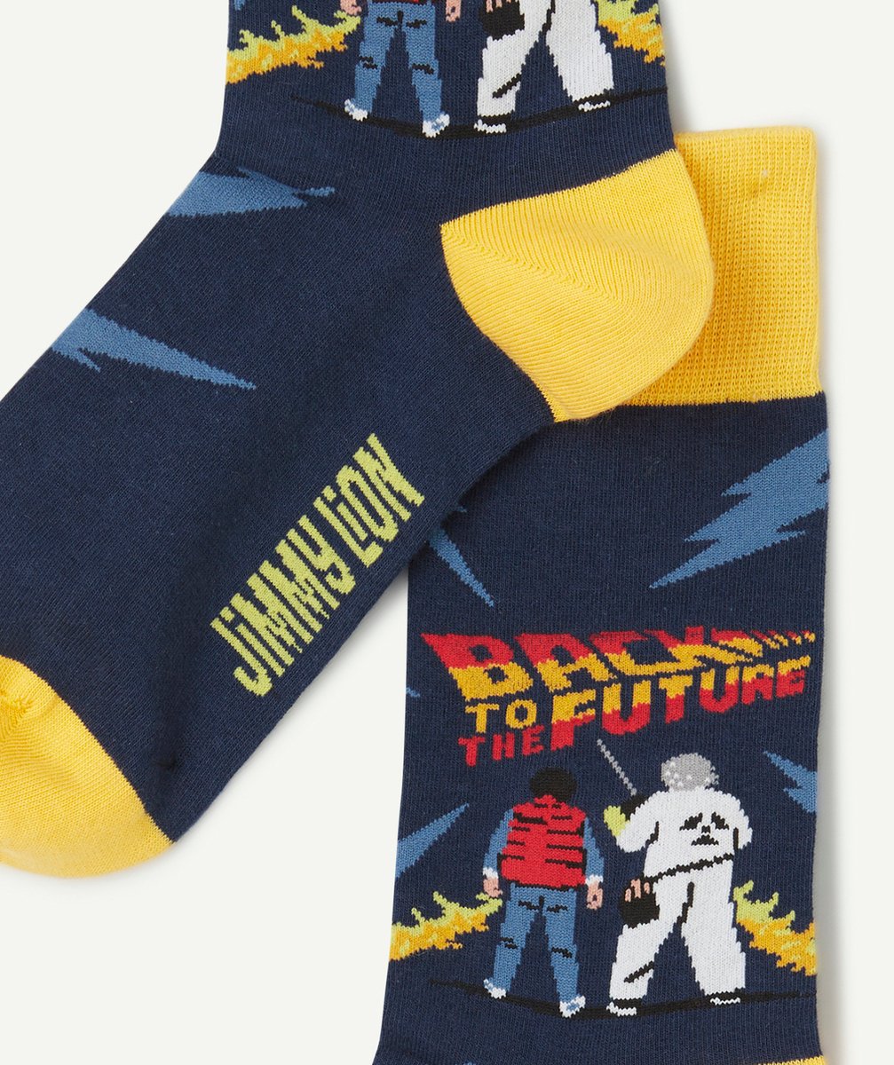 JIMMY LIONPAIRE DE CHAUSSETTES THÈME RETOUR VERS LE FUTUR