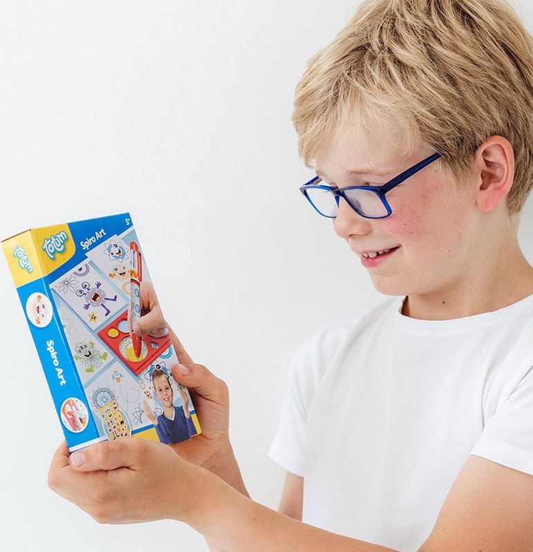 Totum - Spirograaf Knutselset - Incl. 6 Kleurenpen - Creatief Speelgoed