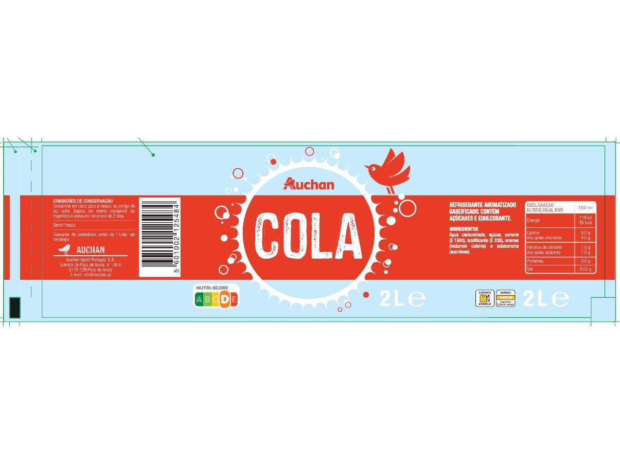 COLAS AUCHAN 2 L