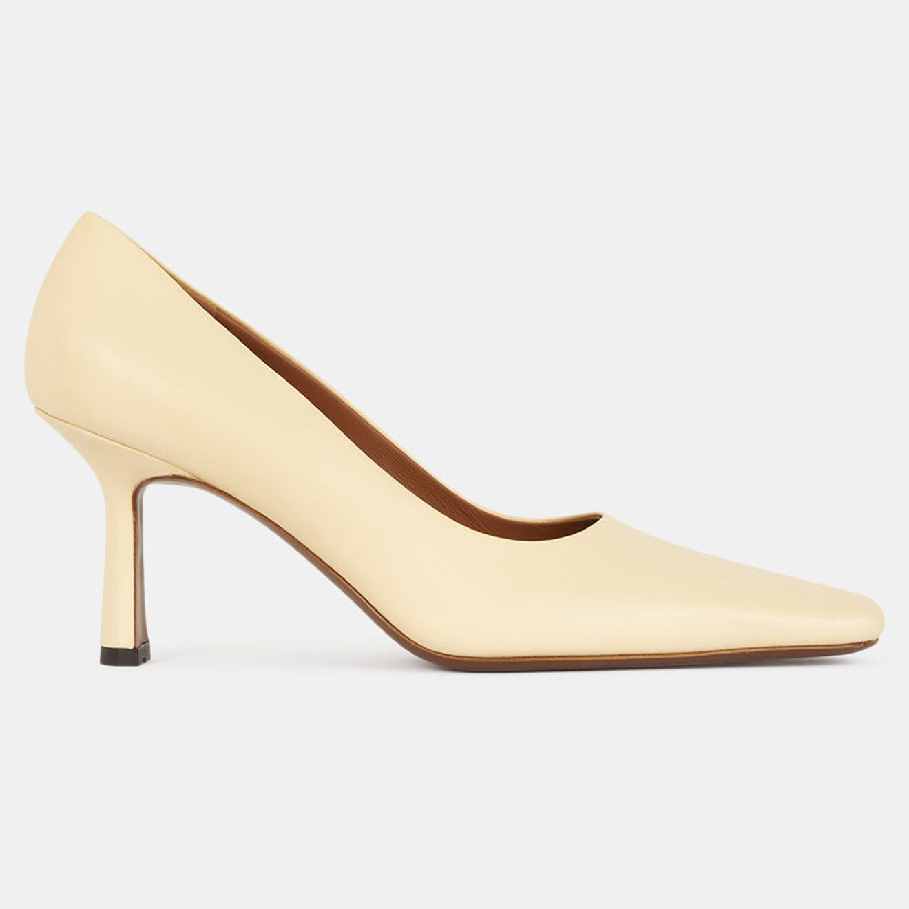 Neous Escarpins en Cuir jaune pâle - Talon 7.5 cm