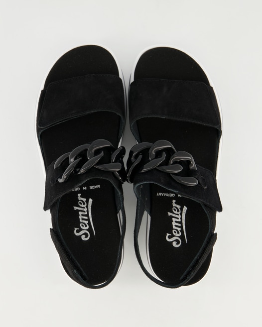 Semler Hanna Sandalen in Schwarz