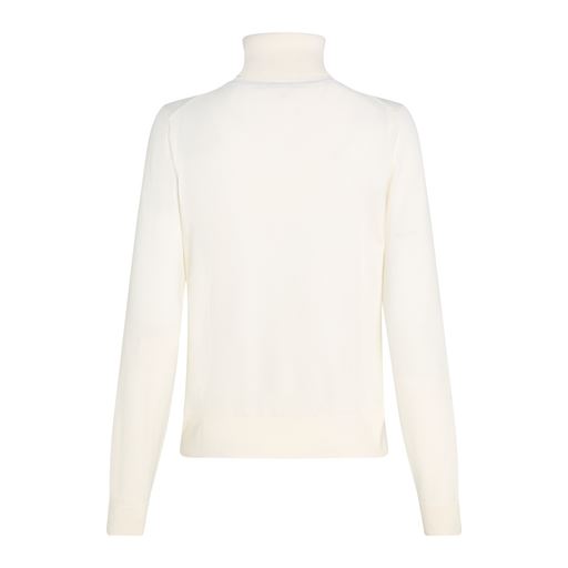 Tommy Hilfiger Jersey Stitch Striktrøje, Ivory Petal, XXL