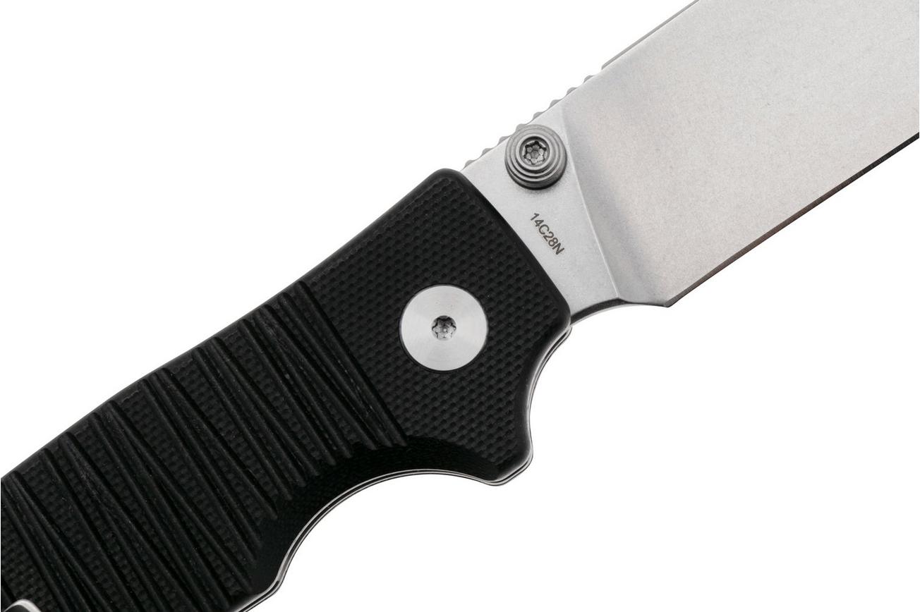 QSP Knife Kali QS159-B1 Stonewashed 14C28N Black G10, zakmes, Keanu Alfaro design