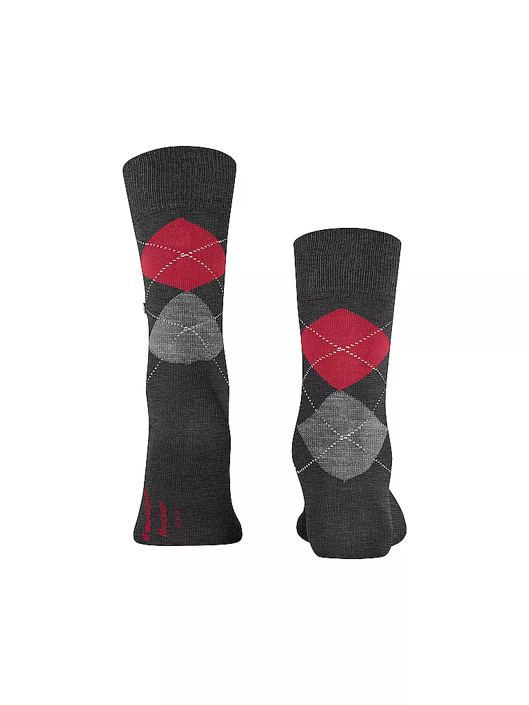BURLINGTON Herren Socken 40-46 MANCHESTER anthracite melange grau