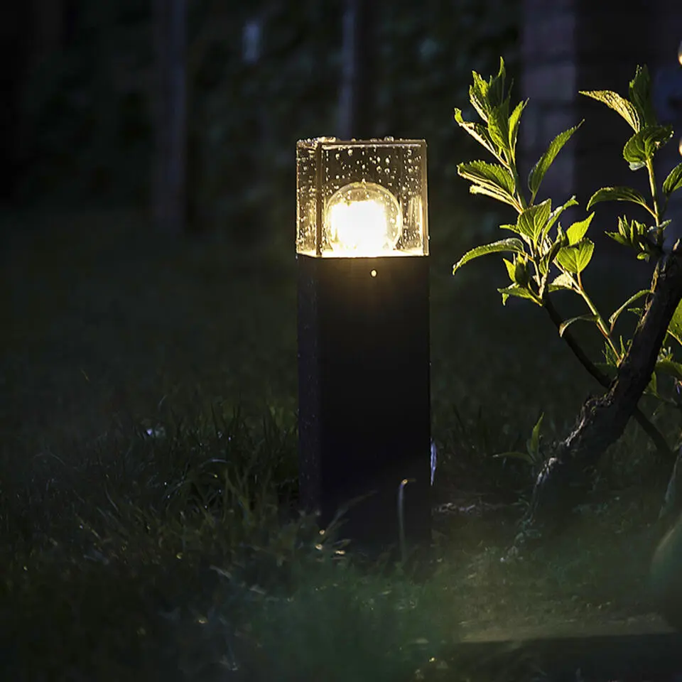 Qazqa staande buitenlampen denmark grijs e27