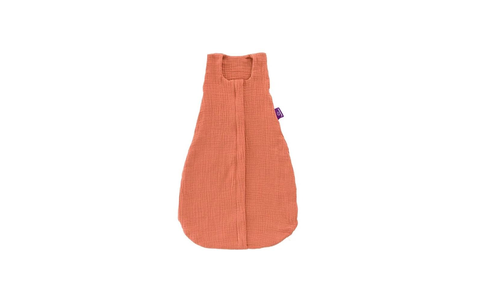 Baby-Sommerschlafsack aprikose 70Leichter Sommerschlafsack aus Baumwollmusselin perfekt für warme Sommernächte