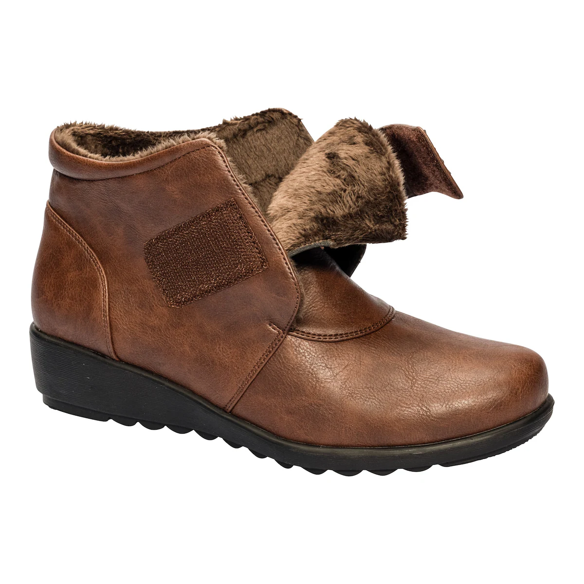 wonderwalk - ﻿Wärme-Klettstiefelette „Beatrice“ - braun