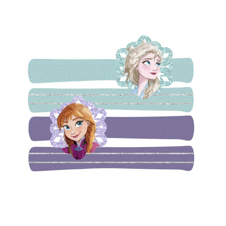 Frozen haarelastiekjes 4-delig