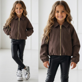 Your suede Chic Jacket- bruin
