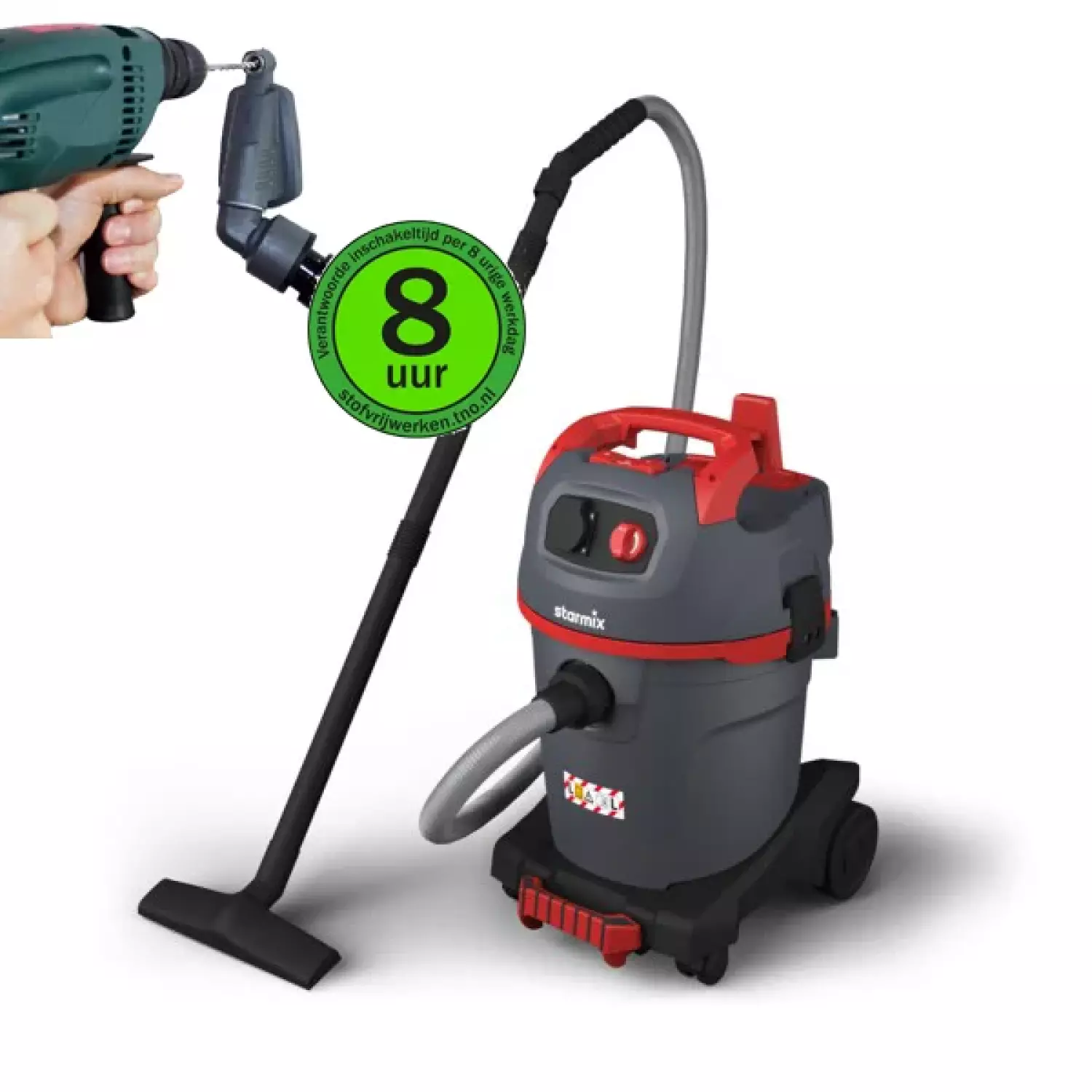 Starmix NSG uClean ADL-1432 EHP Stof-Water-Bouwzuiger - 1400W - L-klasse - 32L