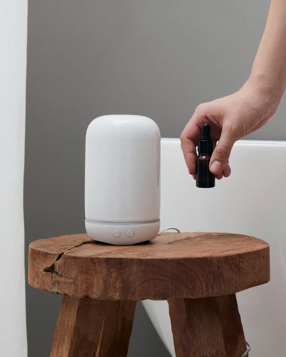 Meraki  Vitalba keramisk diffuser - White, h: 15.5 x ø:7.5 cm