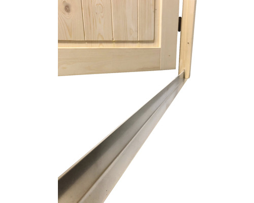 Oklahoma zij-ingangsdeur 980 x 1980 mm rechtsdraaiend, 1/3 glas met 5-punts sluiting