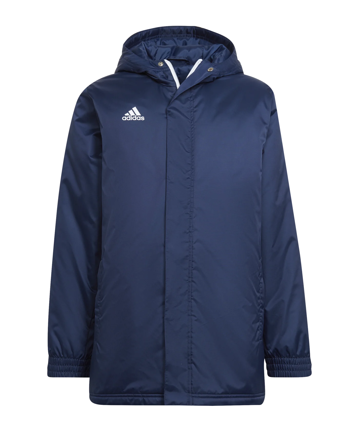 adidas Entrada 22 Stadium Winterjacke Kids Blau