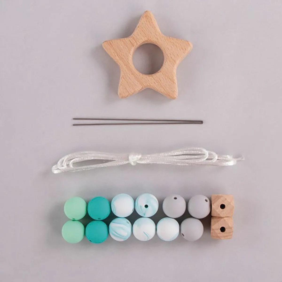 Rayher Kit DIY Anneau Dentition - Vert Menthe