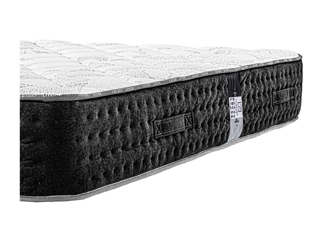 Matelas 90x190 cm, Sérénité, 27cm, Ressorts Ensachés, Soutien très ferme