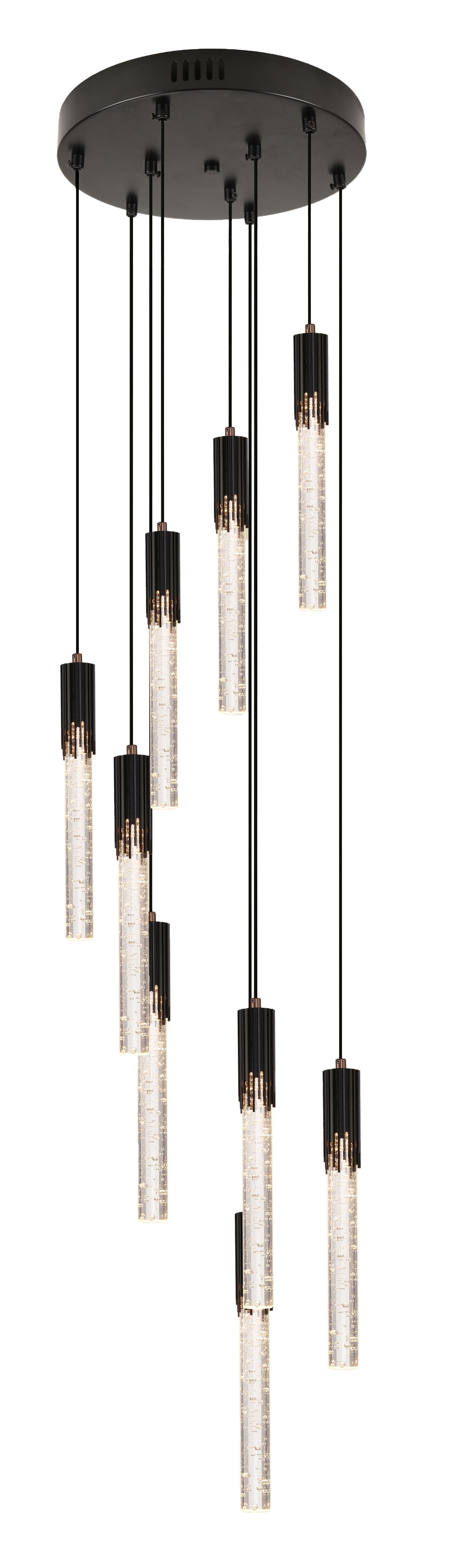 Hanglamp 9-lichts Maud ⌀30  x H150 cm