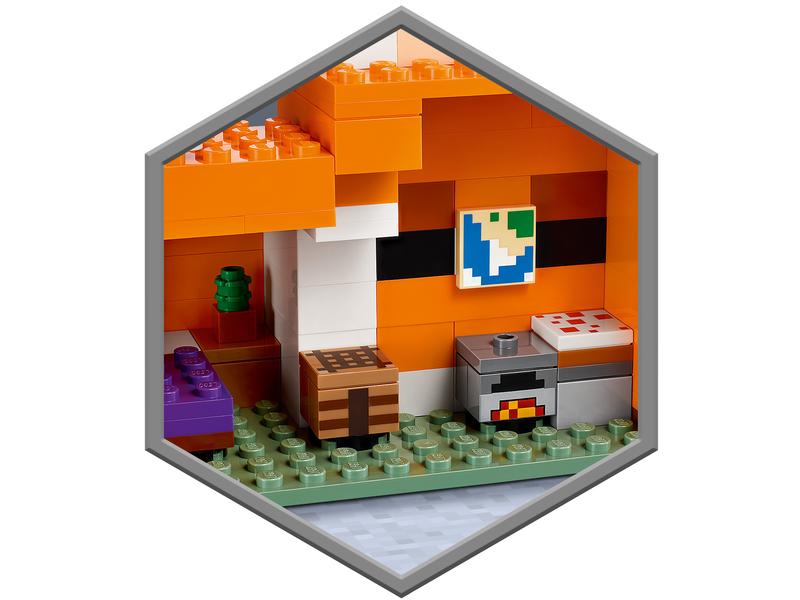 LEGO® Minecraft Die Fuchs-Lodge 21178 Spannende Minecraft Abenteuer am riesigen Fuchs-Haus