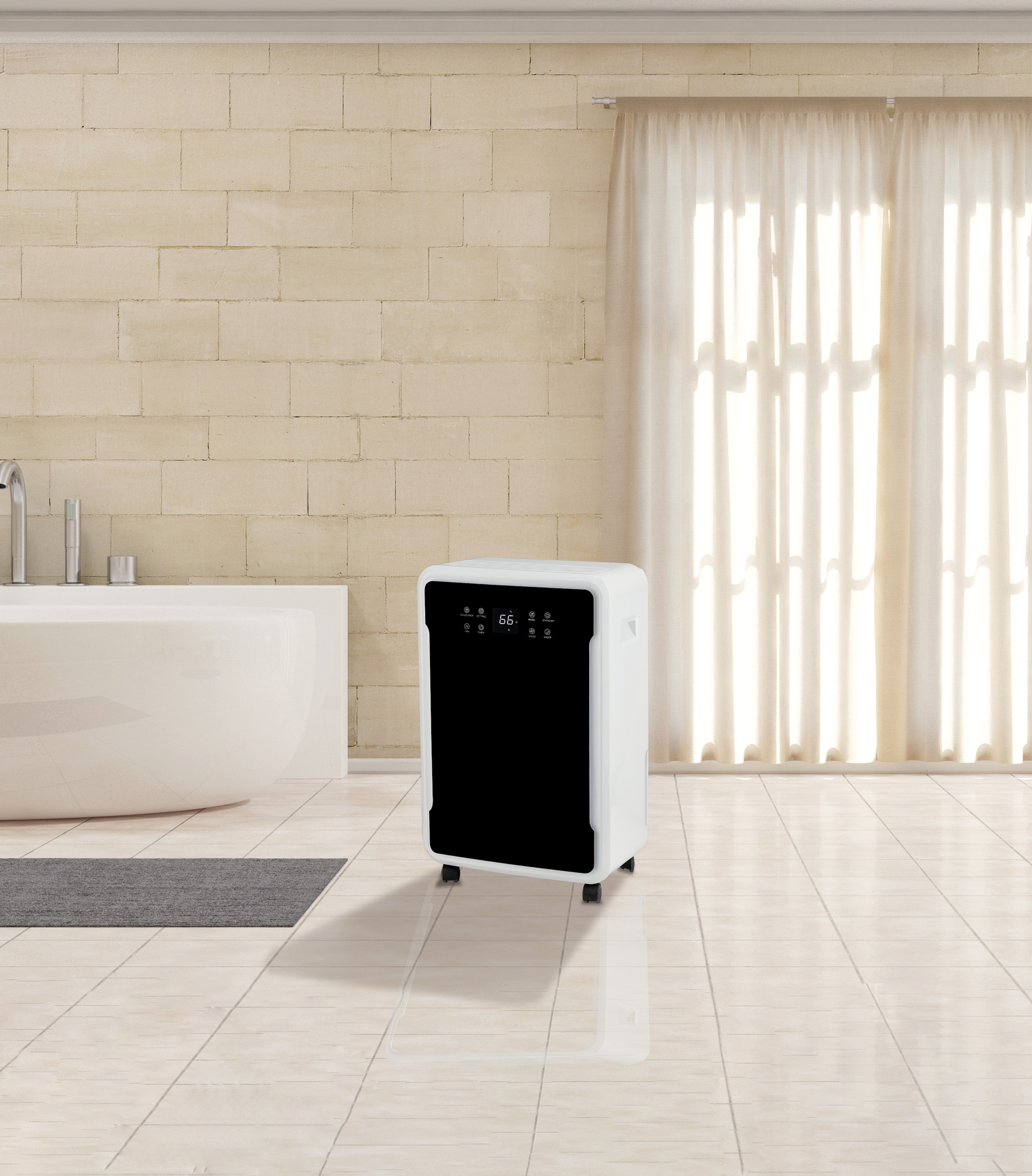 Sonnenkönig Luftentfeuchter »Secco 7000, Leistung 1000W, Entfeuchtungsleistung 70L/24h, 24h Timer« Feuchtigkeitssensor, Wasserstand Indikator, 8.5L Tank