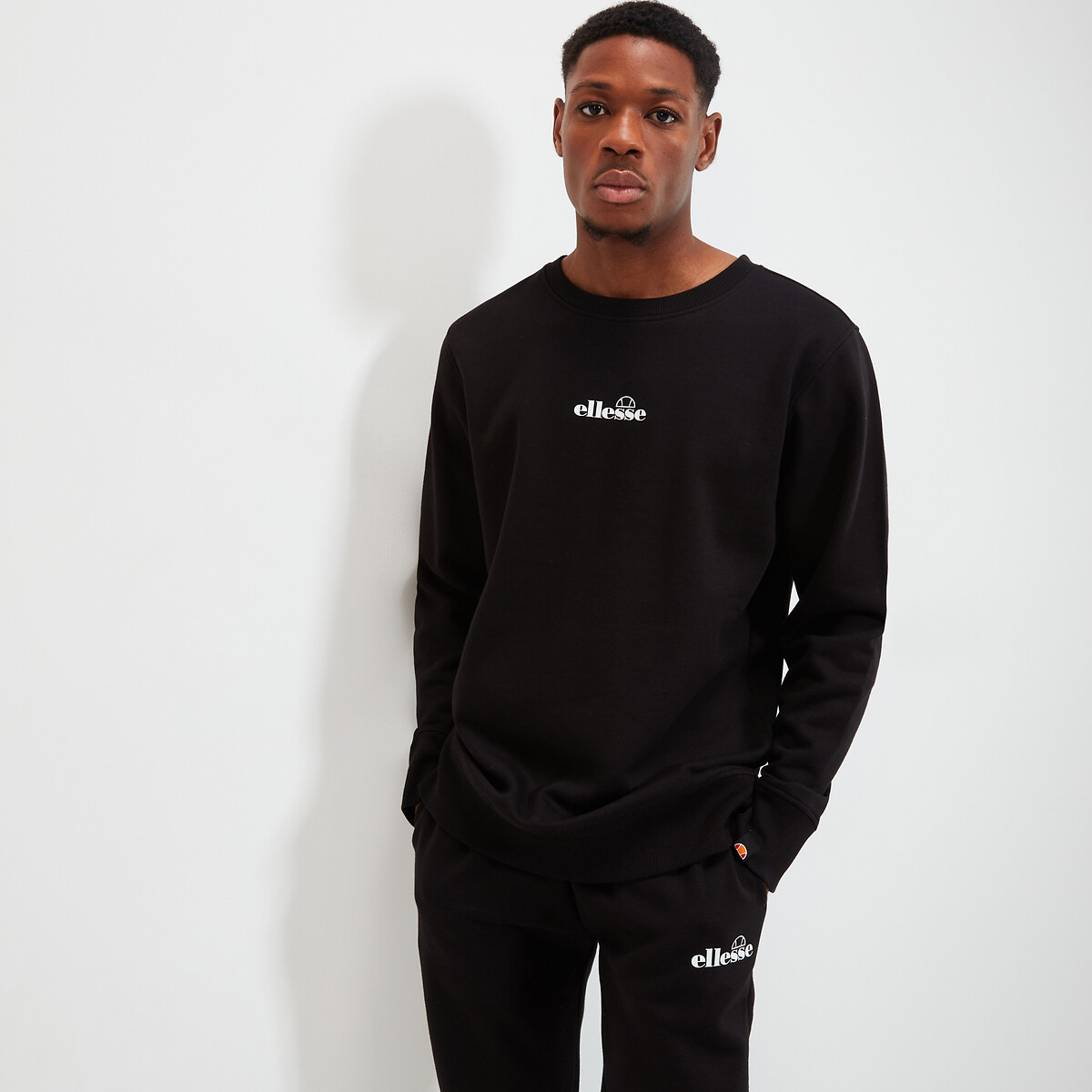 ELLESSE<br>Suéter com gola redonda e logo pequeno