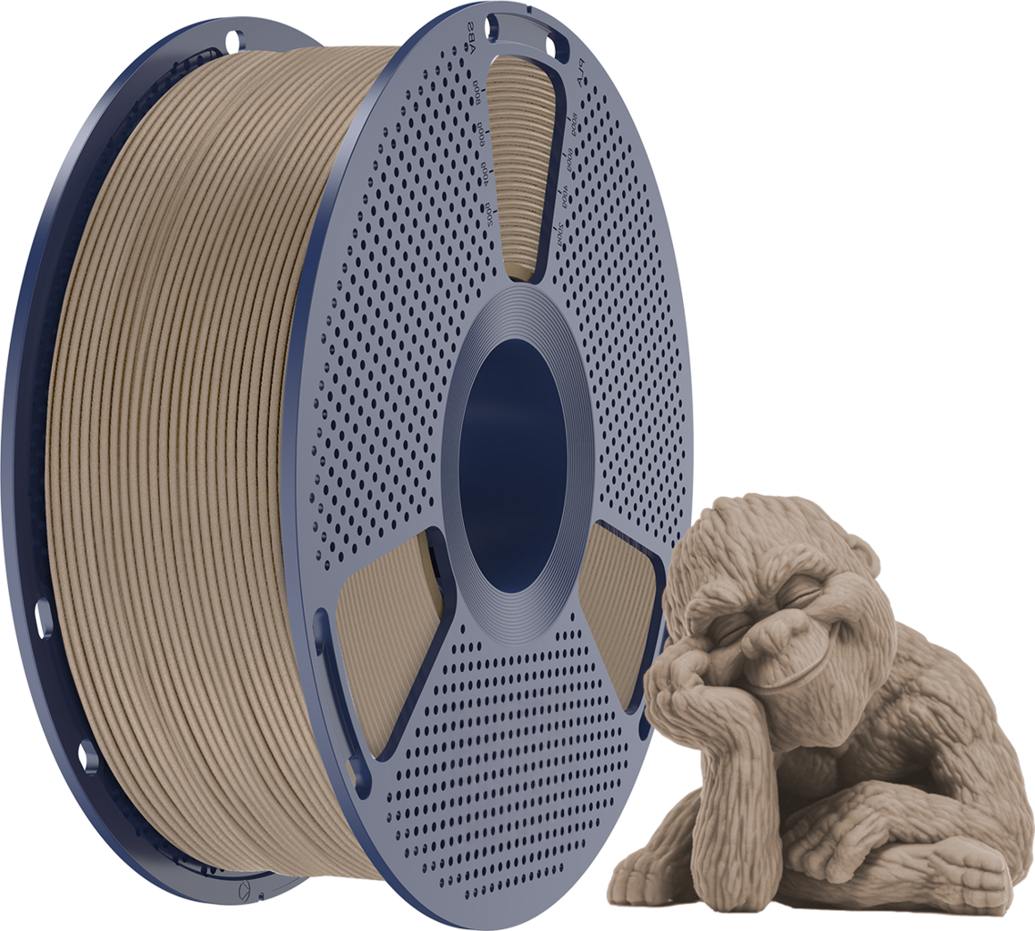SUNLU  PLA Wood, 1,75 mm / 1000 g    PLA Filament mit Holzpulver