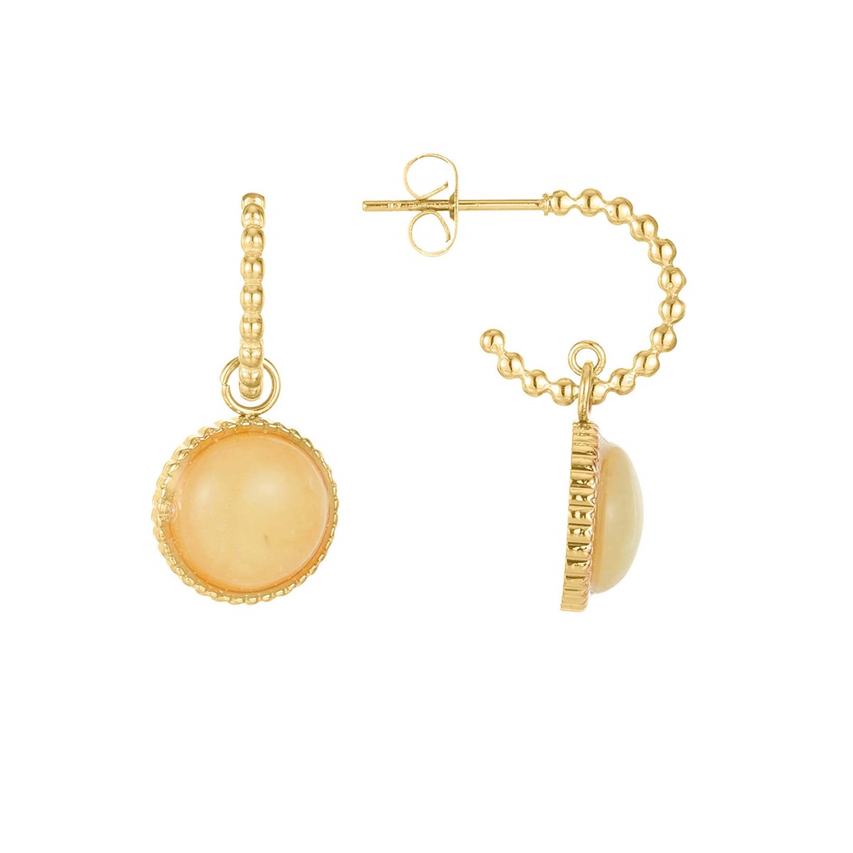Boucles Luna Jade orange
