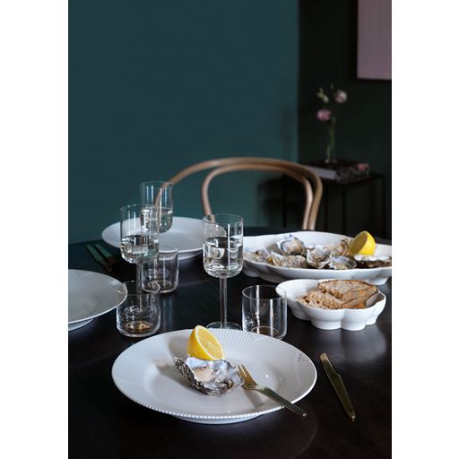 Royal Copenhagen Hvid Elements Serveringsfad, 26x38,5 cm