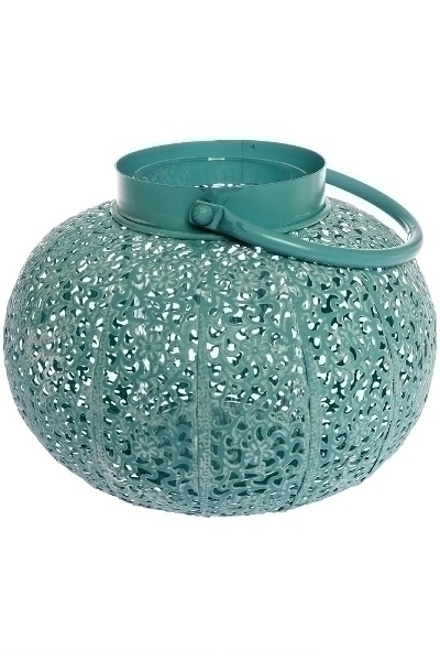 Orient-Laterne LALE - pastell Blau - Metall
