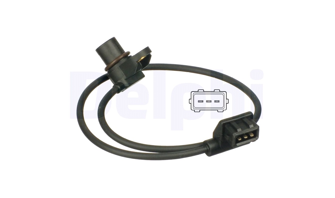 Sensor, knastakselposition