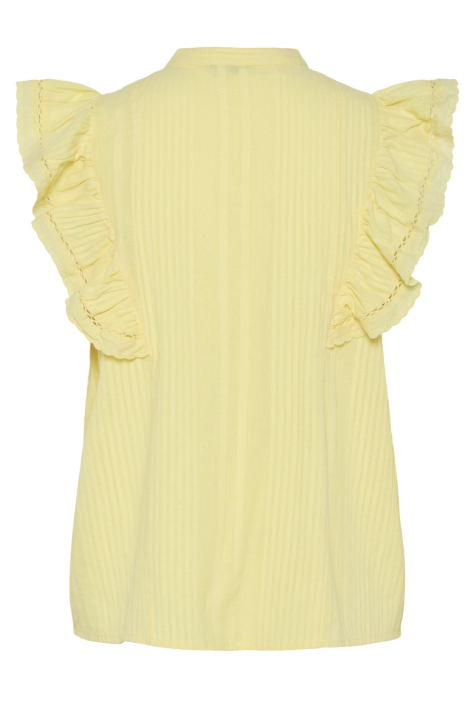 Pieces gele dames blouse