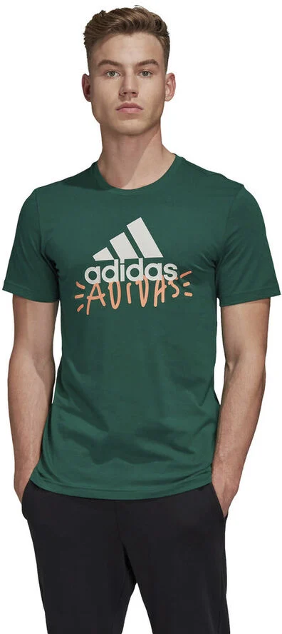 adidas Doodle Basic Badge Of Sport T-shirt Grøn
