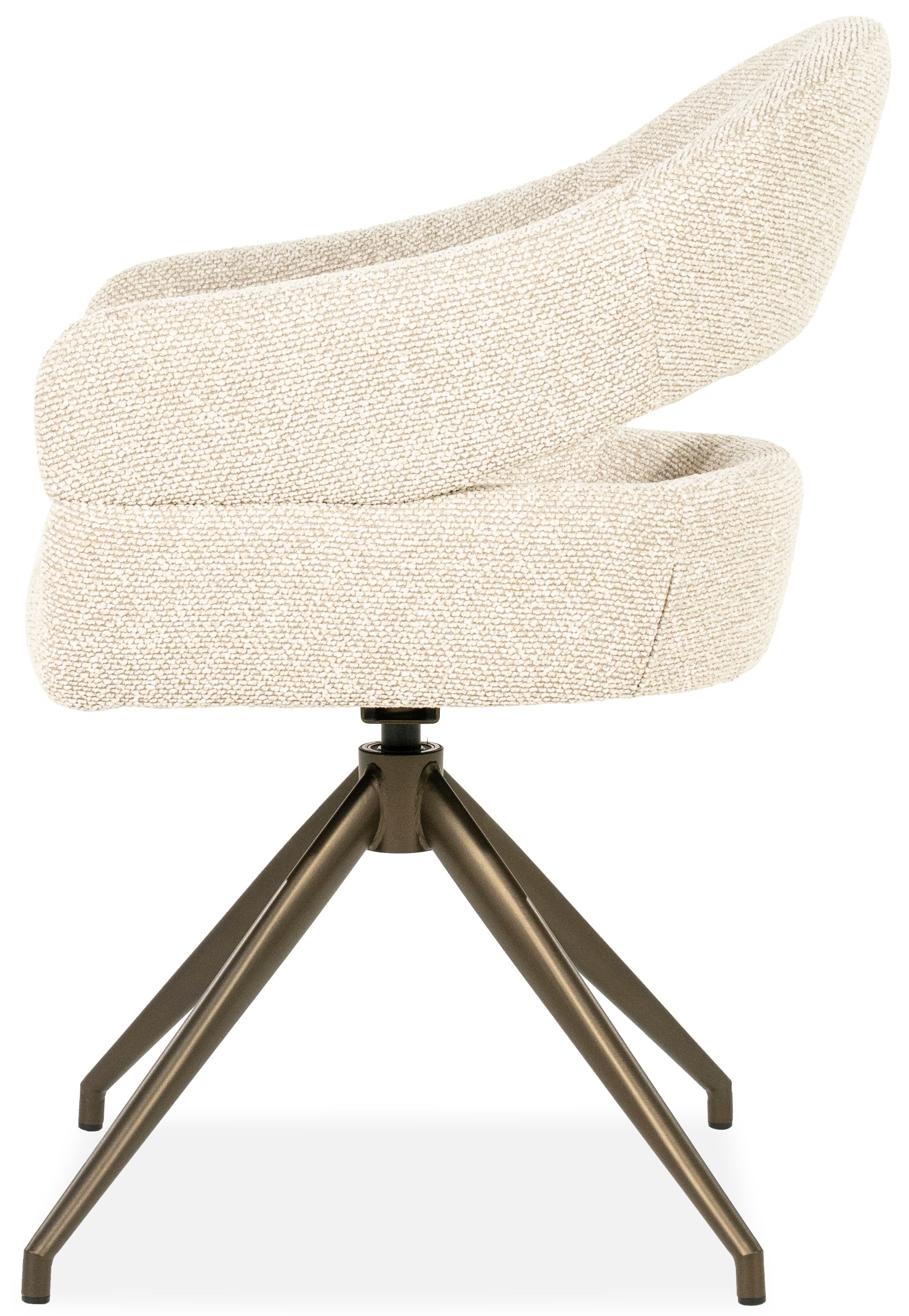 Eetkamerstoel Beige 96456 Hailey B58 x D60 x H80.5 cm