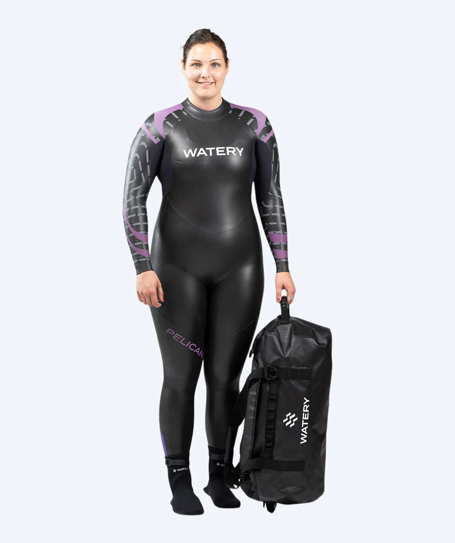 Watery vandtæt duffle taske - Swim 50L - Sort