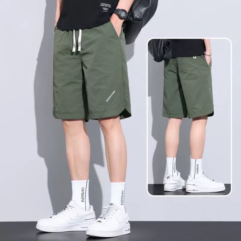 Blueforce - Tweekleurige shorts met trekkoordtaille
