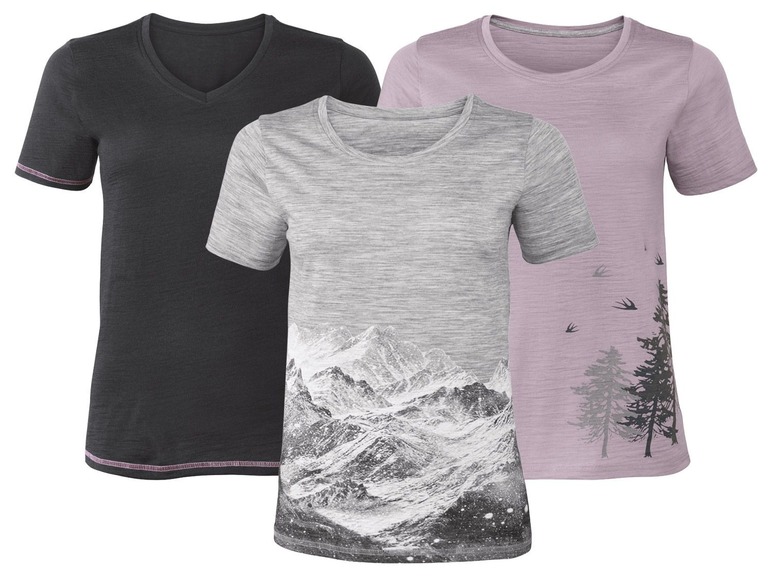 Merino t-shirt dames