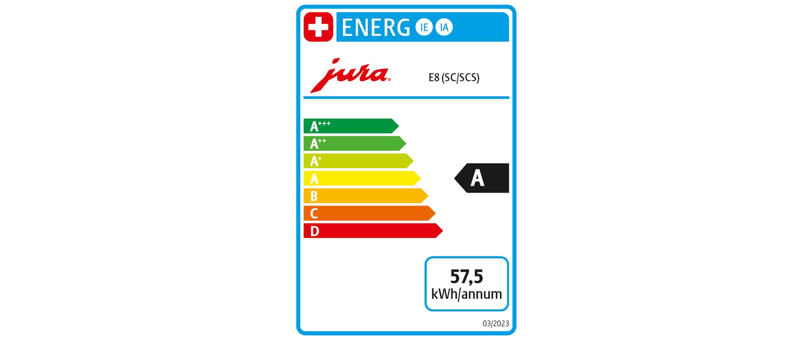 Kaffeevollautomat E8 Piano Black (SC)<br>Zwei-Tassen-Vollautomat für eine Vielzahl von Kaffeegetränken