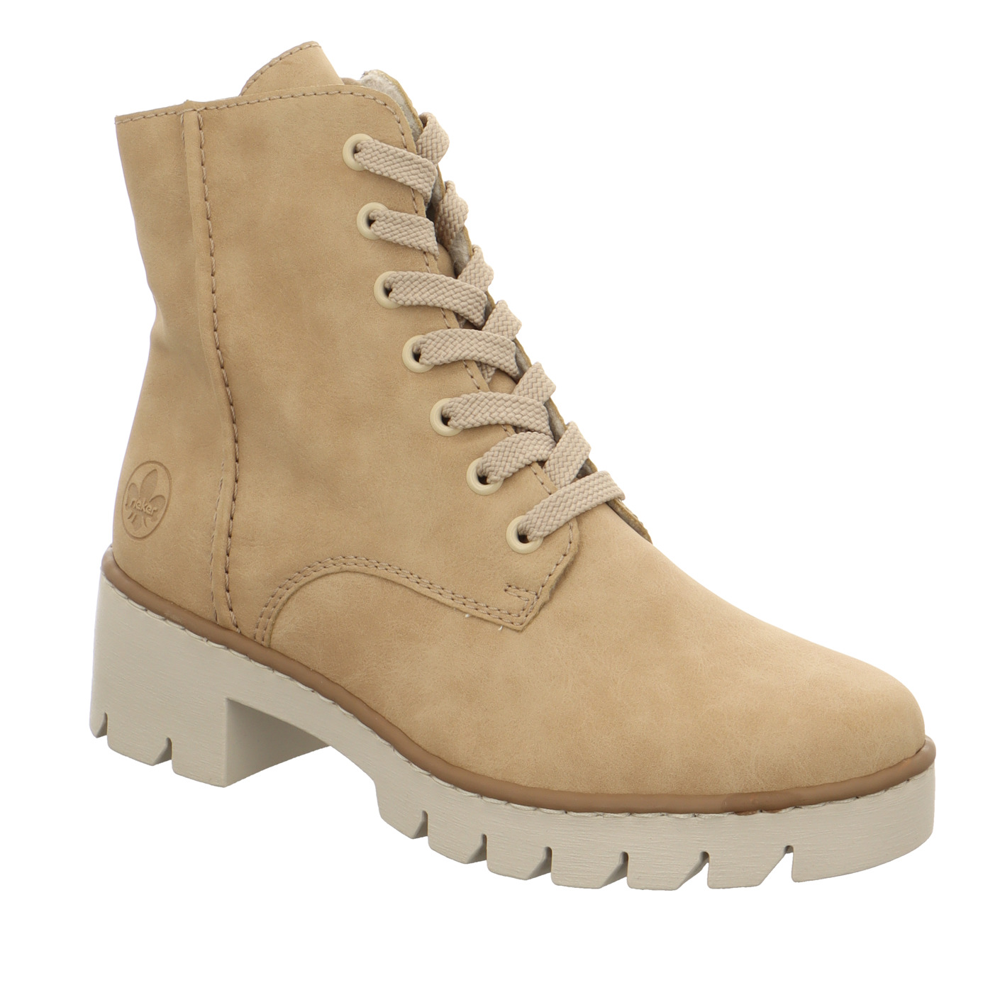 Schnürboots beige