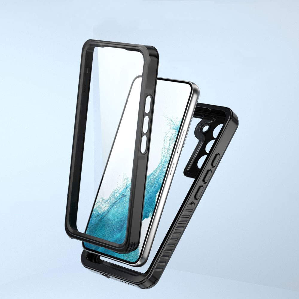 Samsung Galaxy S22 Ultra 5G Wasserfeste Outdoor Schutz Hülle (IP68) - Schwarz