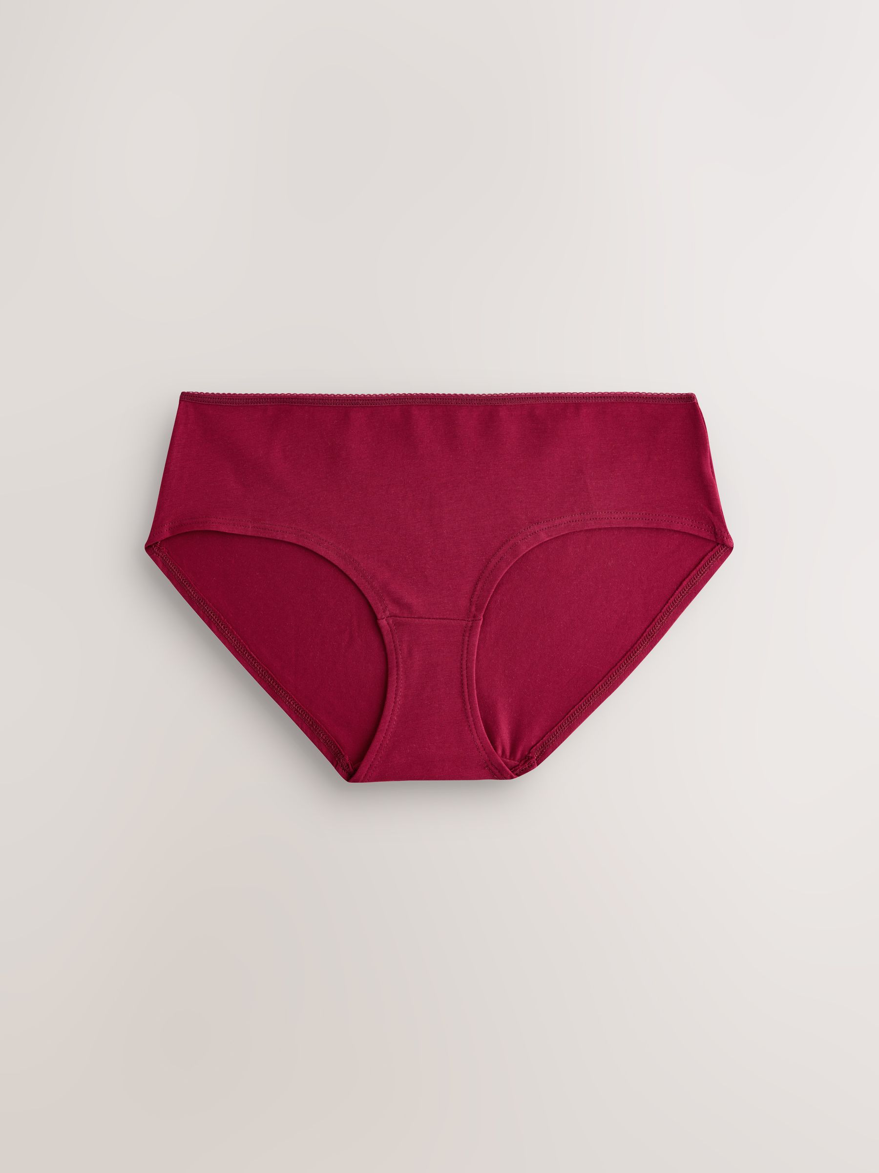 Bessenkleur/roze - Set van 7 slips met hoog katoengehalte