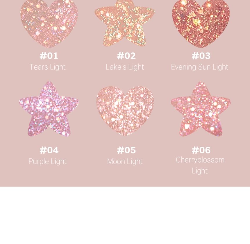 CORINGCO - Shabam Shabam Romantische Glitter - 6 Kleuren