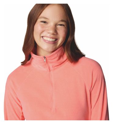 Polaire Columbia 1/2 Zip Glacial IV Corail Femme