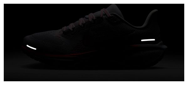 Chaussures Running Nike Pegasus 41 Blanc/Rouge Femme