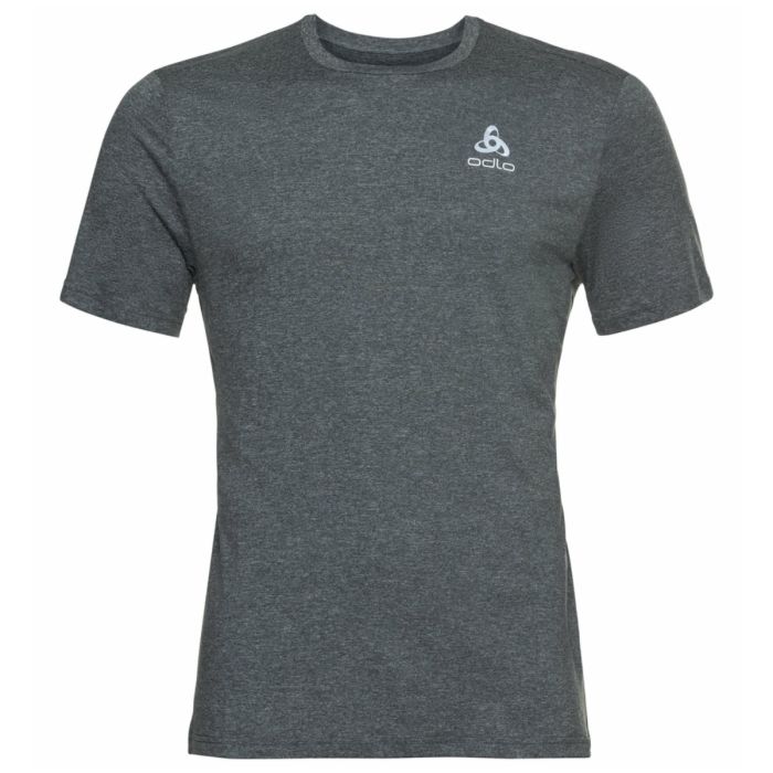 Odlo Herre T-shirts T-Shirt Short Sleeve Crew Neck Run Easy Grå
