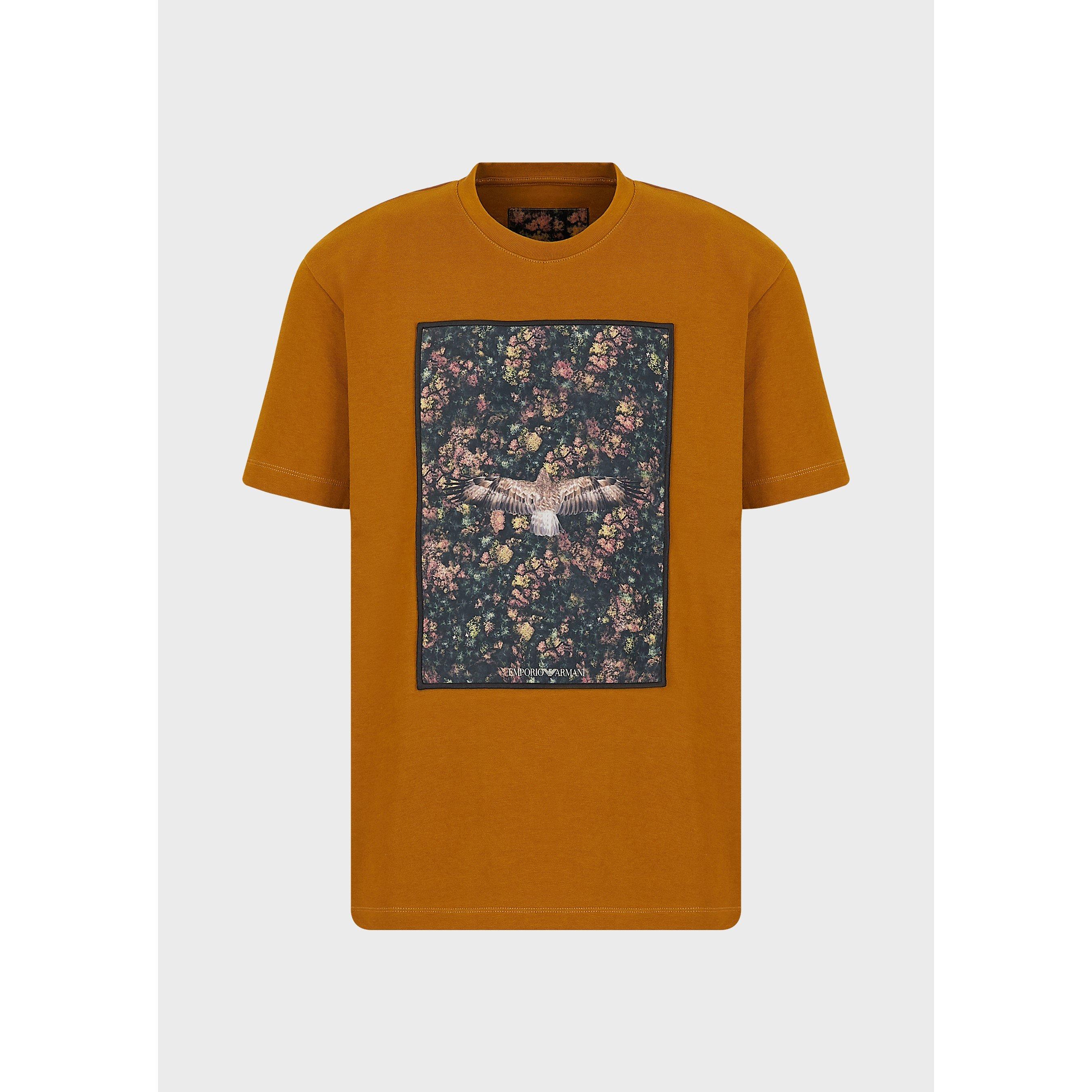 Emporio Armani Front Patch Print T-Shirt