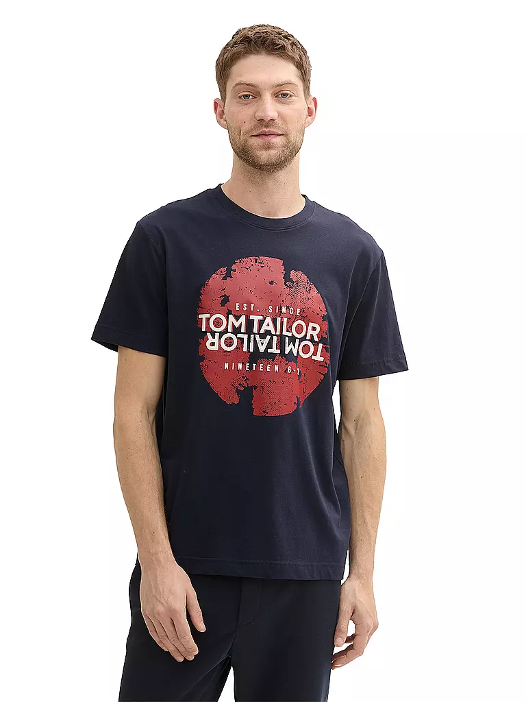 TOM TAILOR T-Shirt dunkelblau