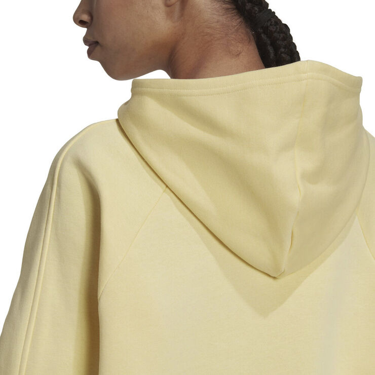 adidas ALL SZN Fleece Boyfriend hættetrøje Gul