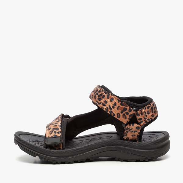 Blue box meisjes sandalen met luipaardprint