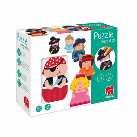 Jumbo Spiele GOULA Magnetisches Puzzle Charaktere