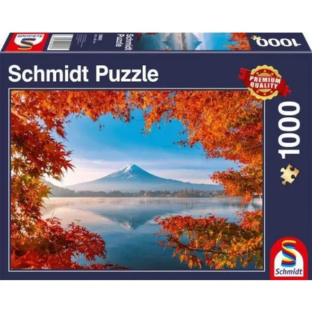 Schmidt Spiele Puzzle - Herbstzauber am Fuji 1000 Teile