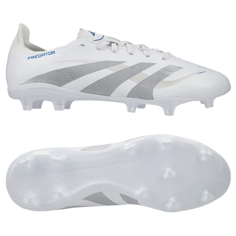 adidas Predator League FG/AG Polar Victory - Blanc/Argenté/Bleu