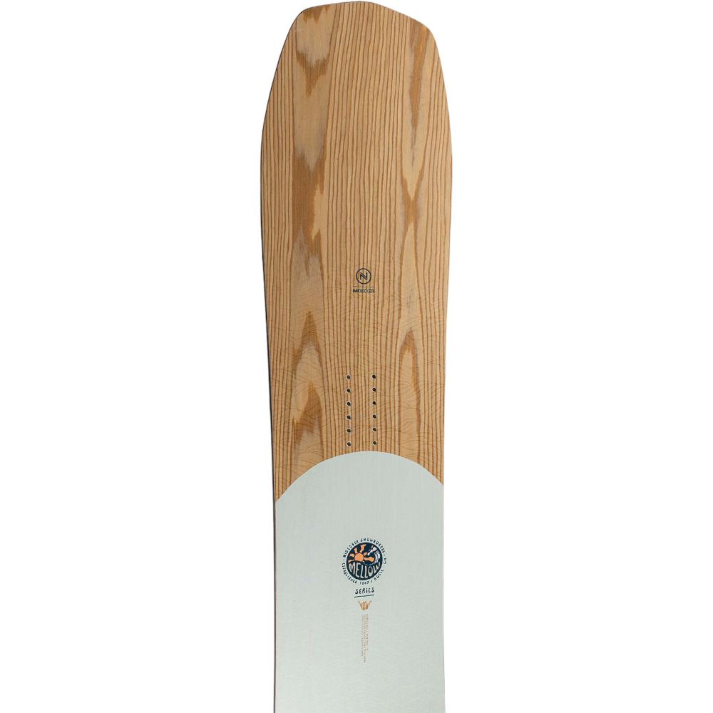 Nidecker MELLOW - Snowboard all mountain Homme white/beige/orange/black
